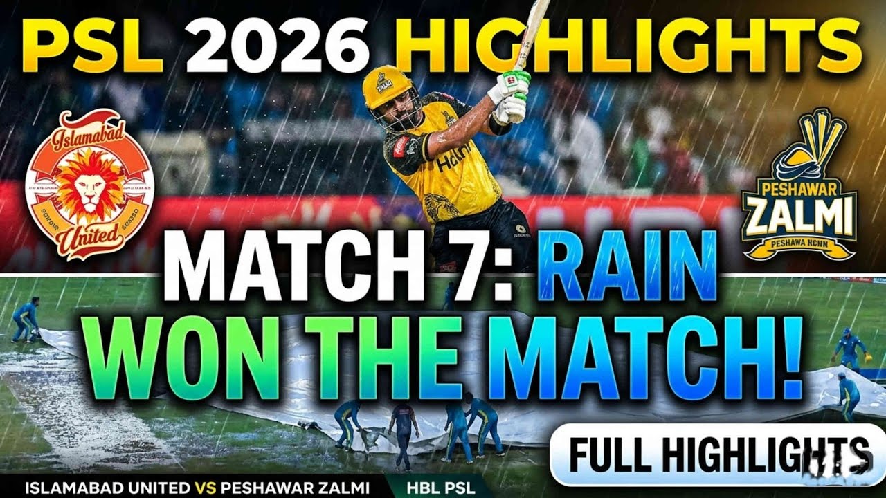 Peshawar Zalmi Vs Islamabad United PSL 2026 Match 7 Highlights | Islamabad United Vs Peshawar Zalmi
