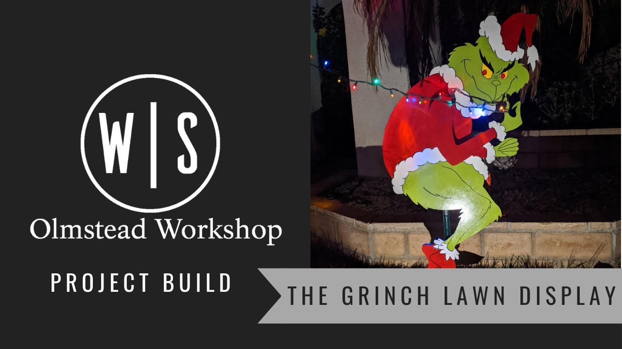 The Grinch Christmas Cut Out Display