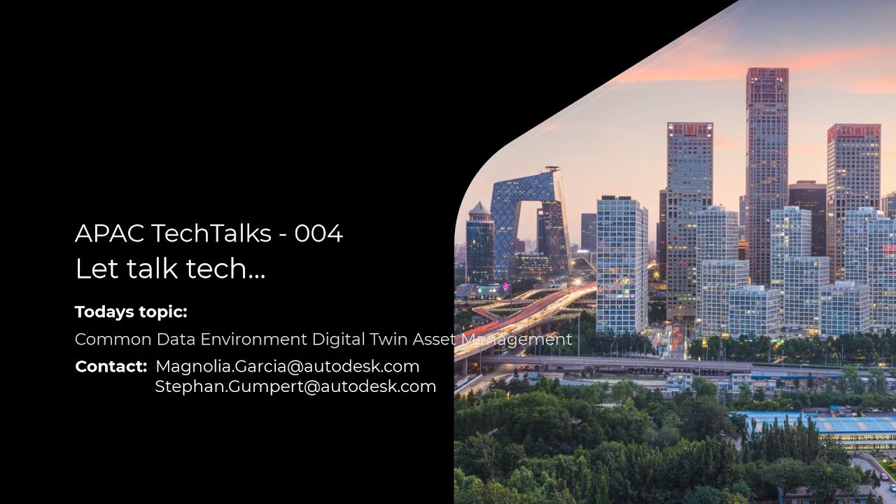 004 - APAC TechTalks - Lets Talk all things tech from CDE to Asset Management
