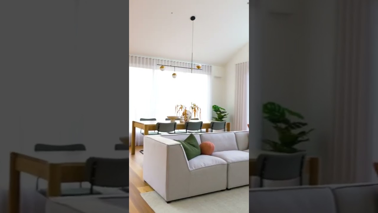 Build an open-plan for your Living Dining Room that is functional and stylish! ✨