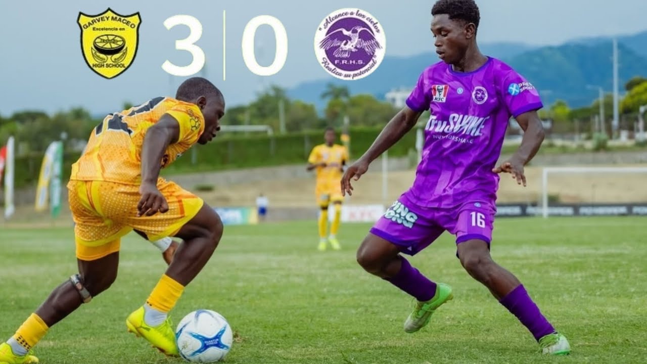 Garvey Maceo vs Foga Road 3-0 Highlights & Goals ISSA DaCosta Cup 2025