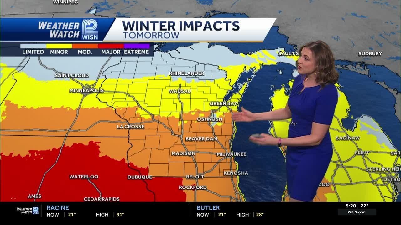 11/28 Tracking Saturday Winter Storm in SE Wisconsin