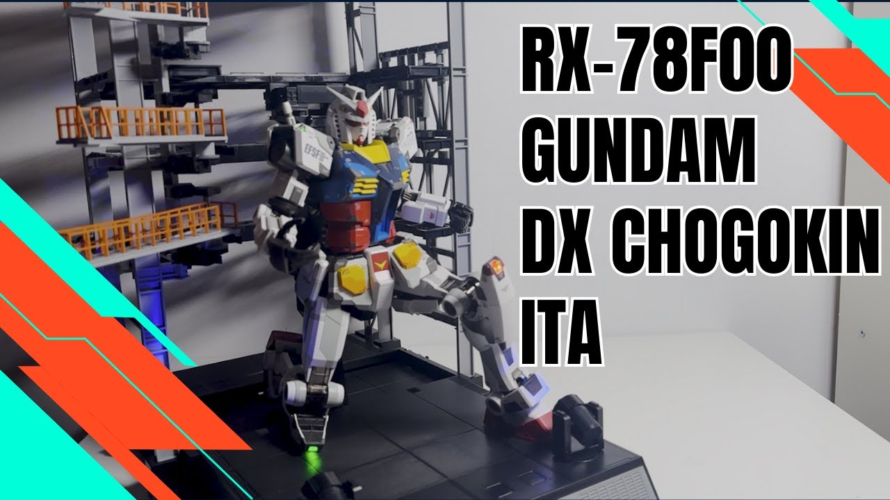 Recensione DX Chogokin Gundam Factory Yokohama RX-78F00 Gundam meglio del Metal Structure