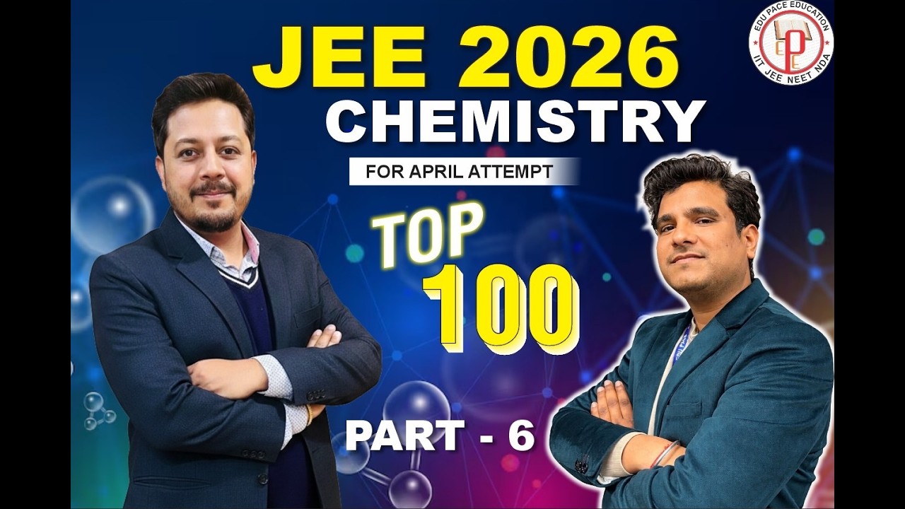 JEE Main April 2026 | Chemistry Top 100 Most Expected Questions – Part 6 | Chemical Bonding