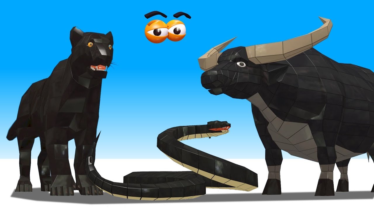 CUBE BUILDER for KIDS (HD) - Various Animals Compilation (7) - AApV