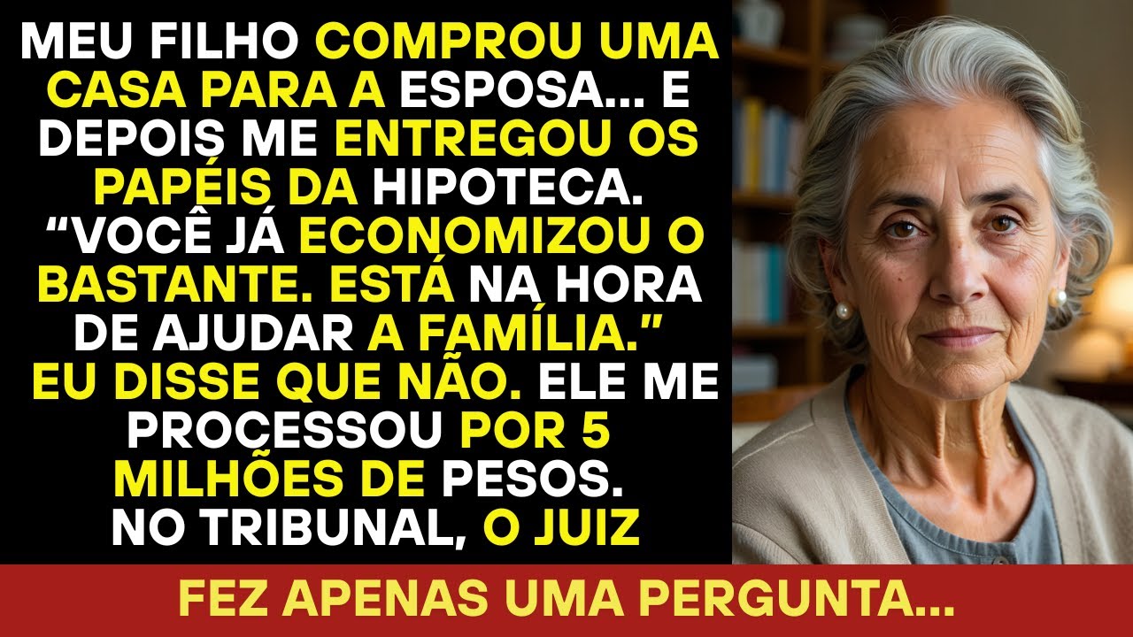 Meu filho pediu para eu quitar a hipoteca da sogra. Recusei e ele me processou por 5 milhões.