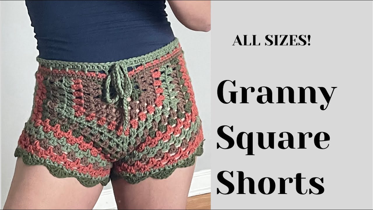 Granny Square Crochet Shorts | Hookin_youup