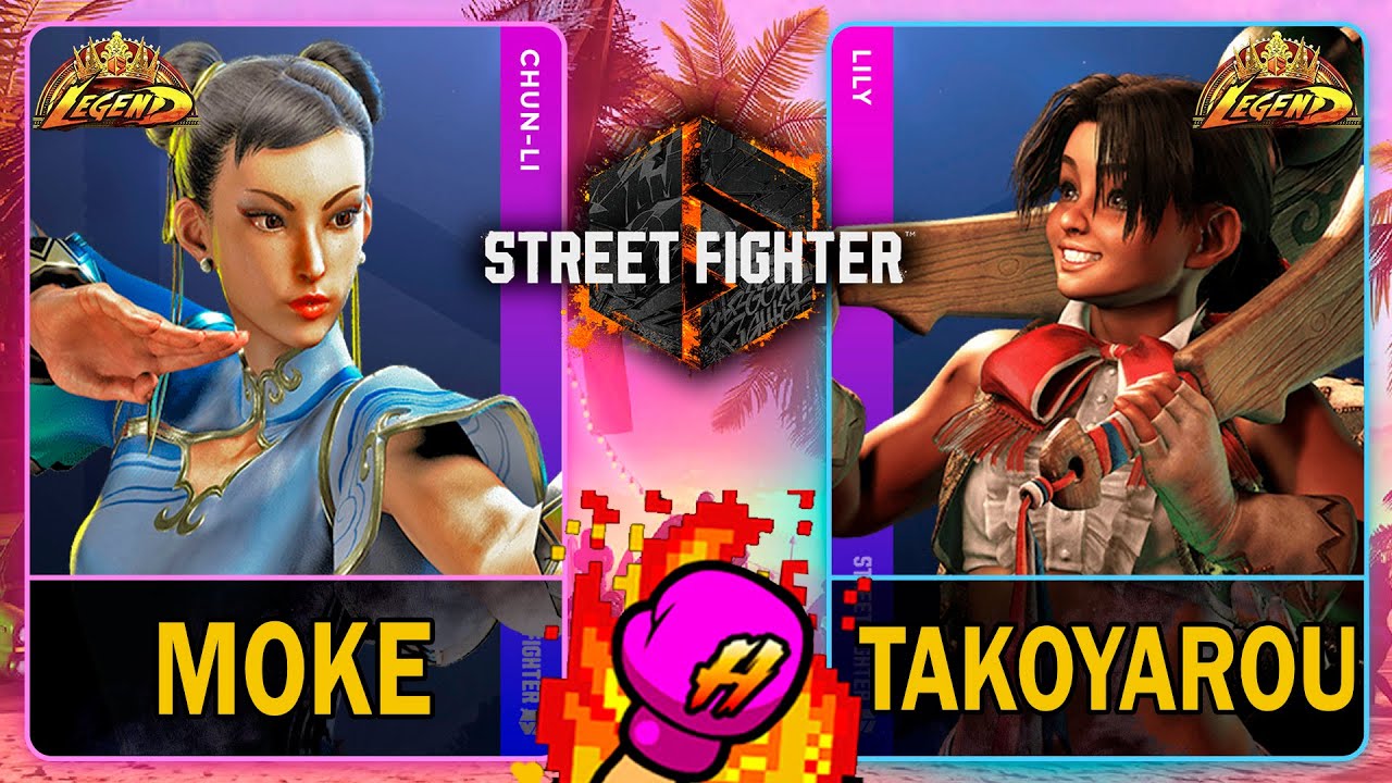 SF6 Moke (CHUN-LI) VS Takoyarou (LILY)🥊Street Fighter 6🥊スト6🥊4K 60ᶠᵖˢ