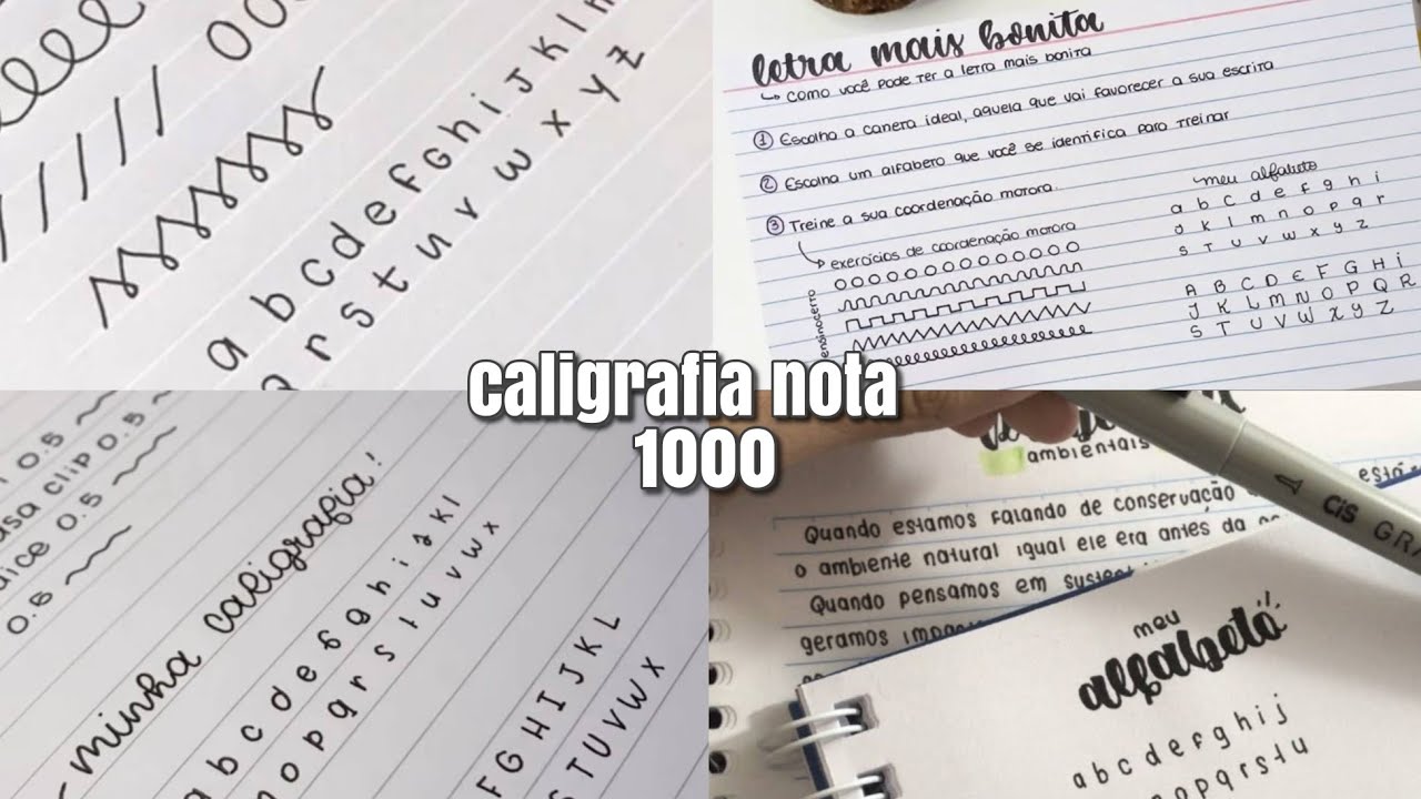 Como ter a caligrafia cursiva perfeita | Rebeca Borges. 🖊✨️