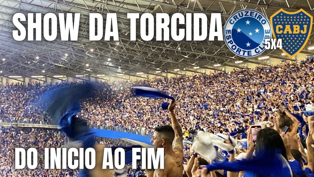 🔵🚀Torcida do Cruzeiro 2x1 Boca juniors 5x4 penaltis SHOW DA TORCIDA DO CRUZEIRO