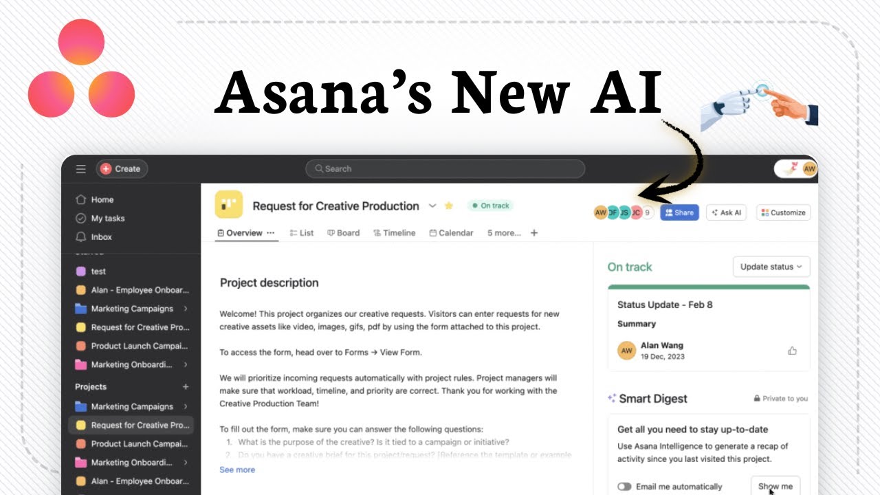 How to use Asana&rsquo;s new AI (Smart Features)