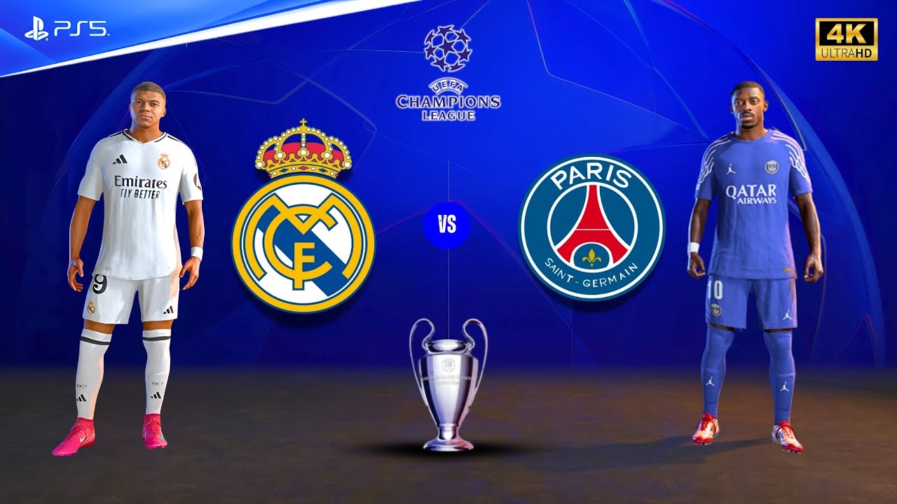 FC 25 - Real Madrid vs PSG | UEFA Champions League Final | Rodrygo vs Dembele fierce showdown