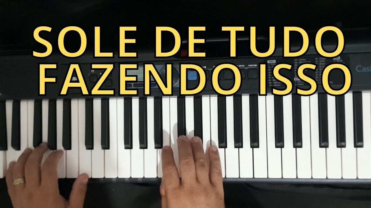 COMO SOLAR EM QUALQUER TOM NO TECLADO