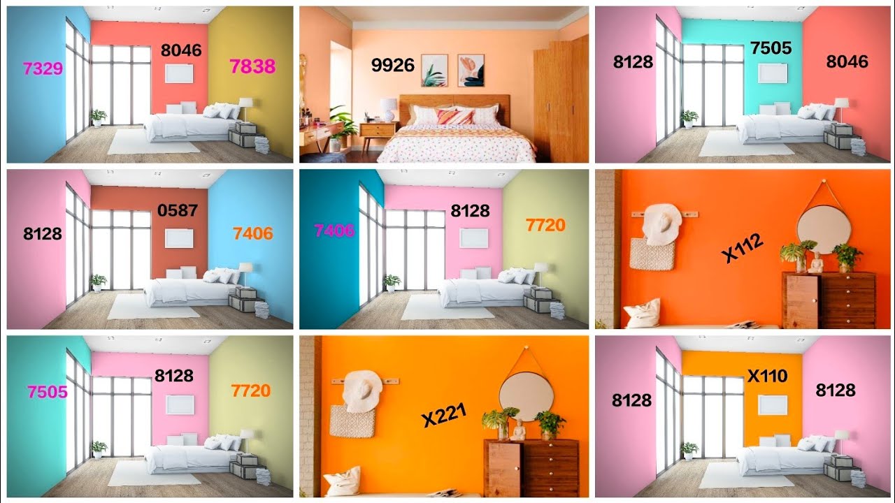 INSIED ASIANPAINTS BEST light and dark  colours combinations & colour code number 2023