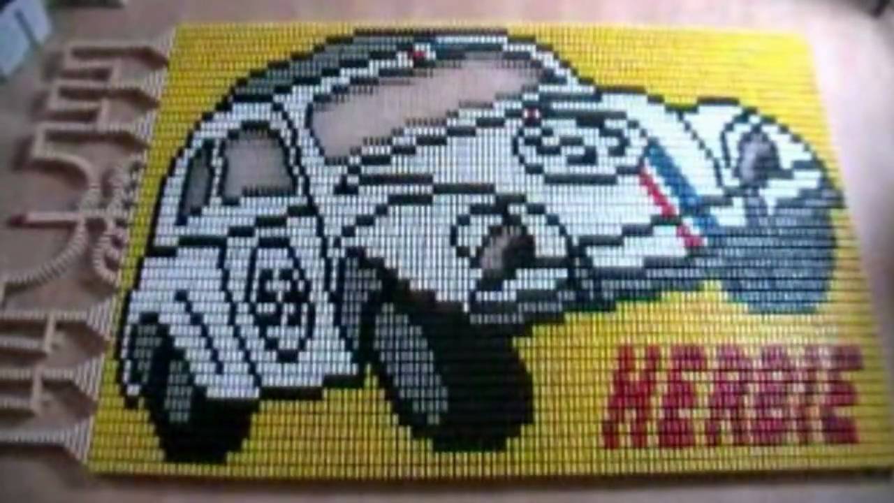 Herbie the Love Bug Rides Again in Dominoes