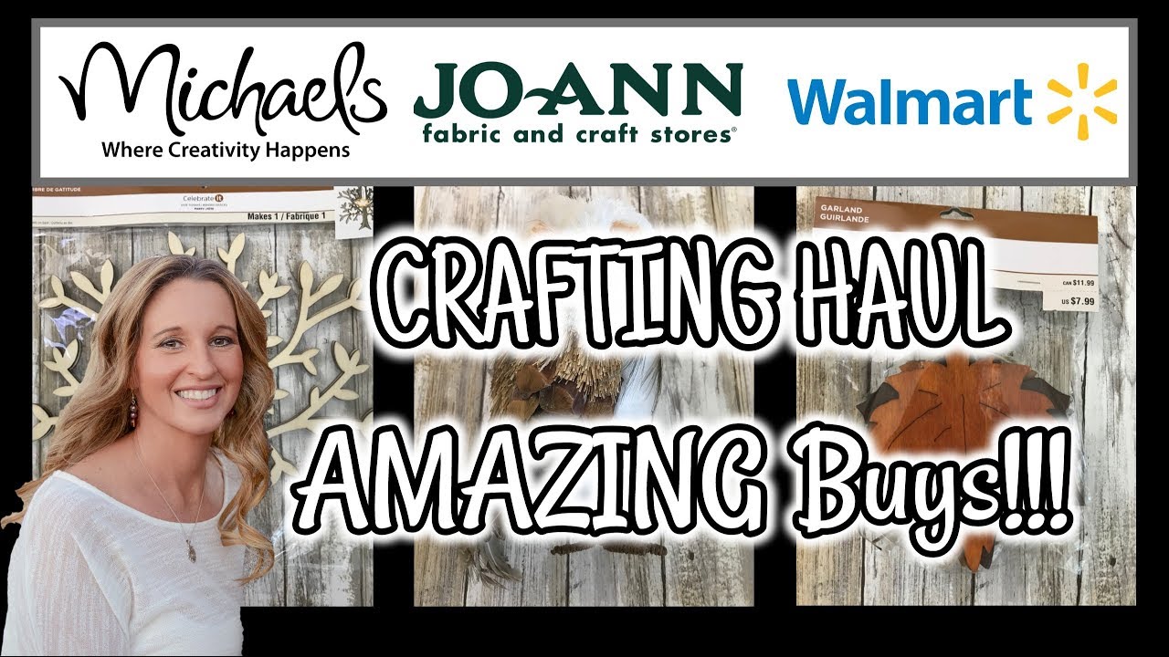 AMAZING Buys Michael's | Joann's | Walmart CRAFTING and DECOR HAUL