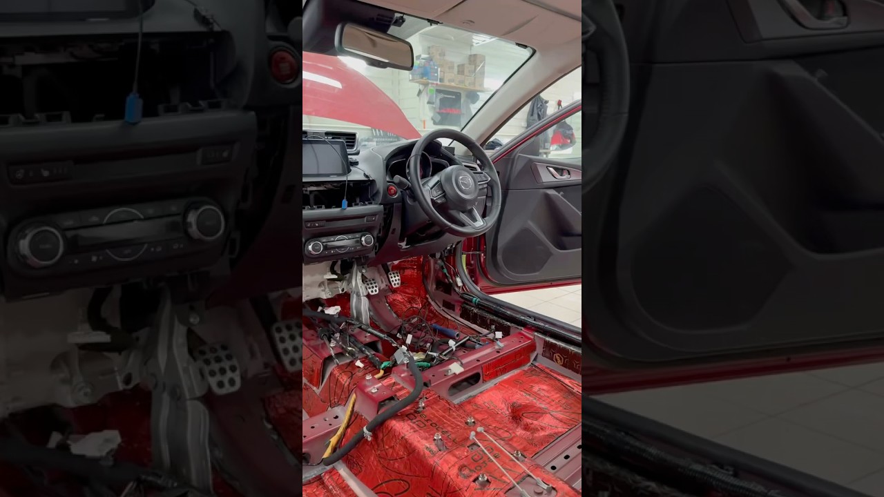 Mazda Axela - Шумоизоляция салона STP Aerocell Technology