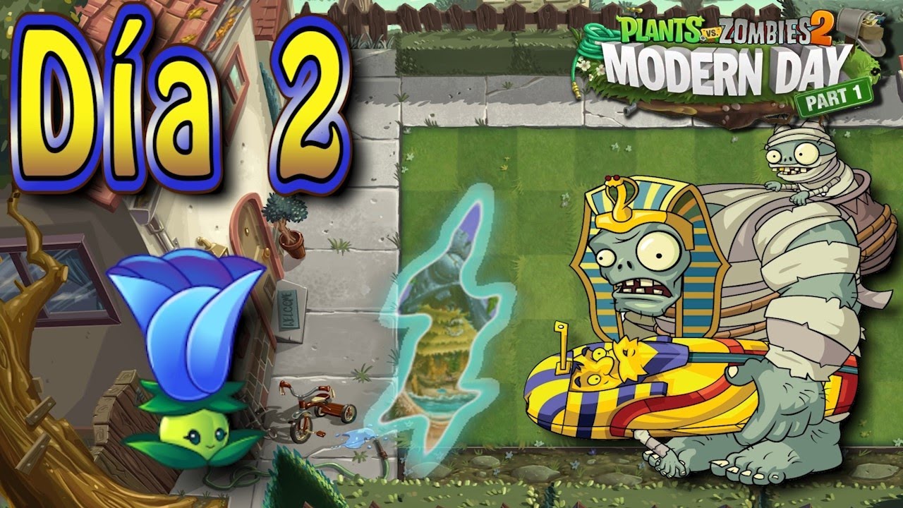 Plants vs Zombies 2: Tiempos Modernos: Día 2 - Español - HD