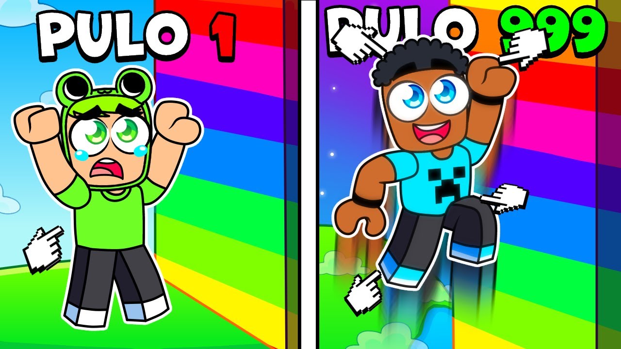 PULANDO 9.999.999 METROS no Roblox! 🦘