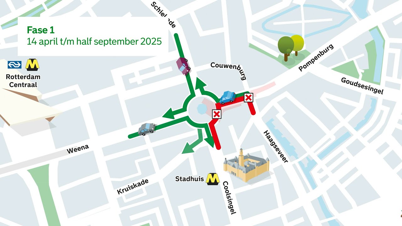 Animatie Hofplein - Fase 1