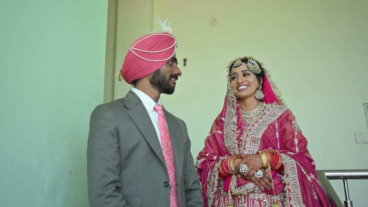LOVEPREET SINGH WEDS KAMALPREET KAUR || WEDDING SONG || SANGAM STUDIO HATHAN