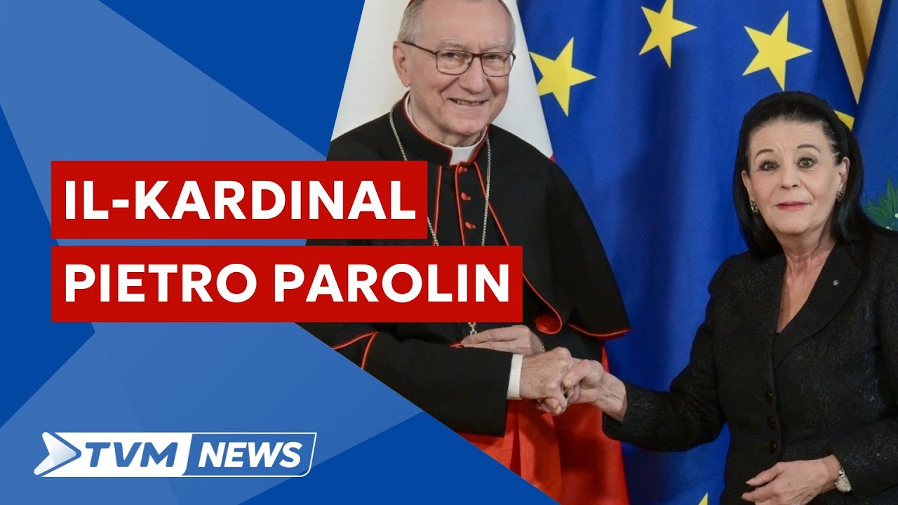 Il-Kardinal Pietro Parolin jibda żjara ta' jumejn f'Malta