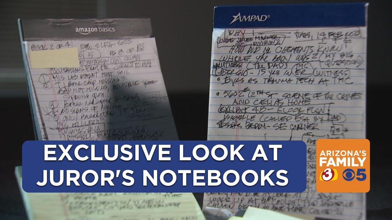 Juror shares notebooks from Christopher Clements mistrial