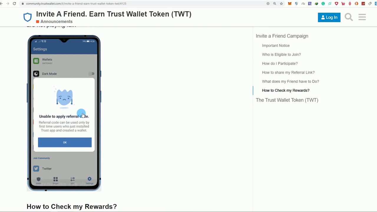 Trust Wallet Airdrop Get Free TWT Tokens ~ Full info!