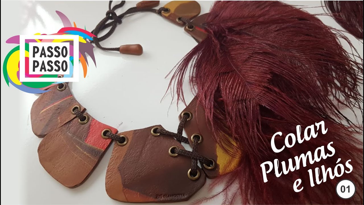 Passo a passo - Aplicação de Ilhós e Plumas em Cerâmica Plástica/Polymer Clay (Parte 01)
