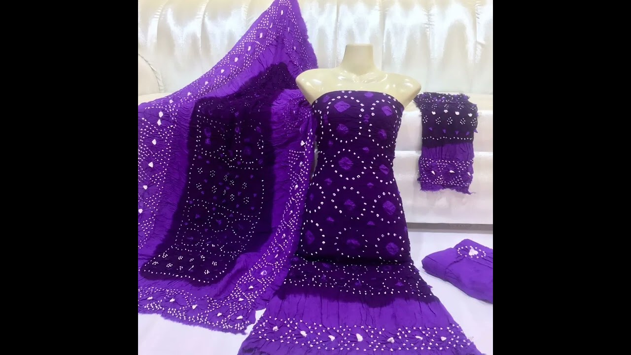 Soft cotton chunri 🛍 3 piece                        price#3499/-💥🔥