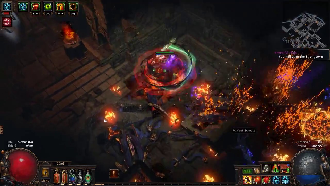 Path of Exile - Early league Ngamahu Cyclone Slayer build