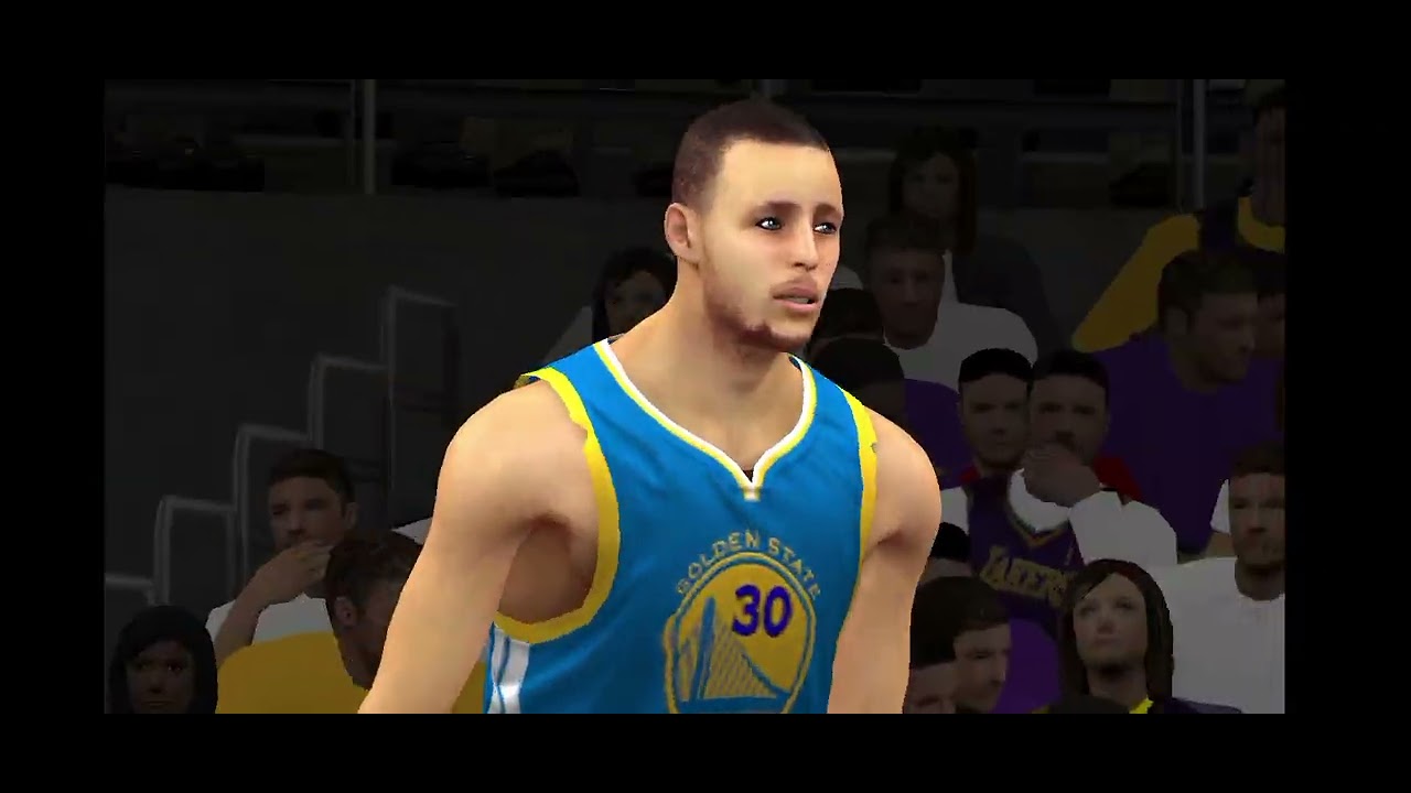 NBA 2K16 Android 10th anniversary Golden State Warriors vs Los Angeles Lakers 