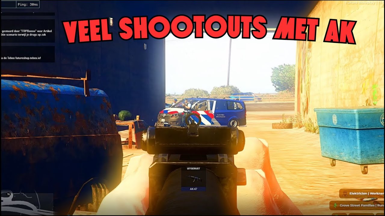 VEEL SHOOTOUTS MET MIJN AK!!! 🔫🔥l FUTURE RP