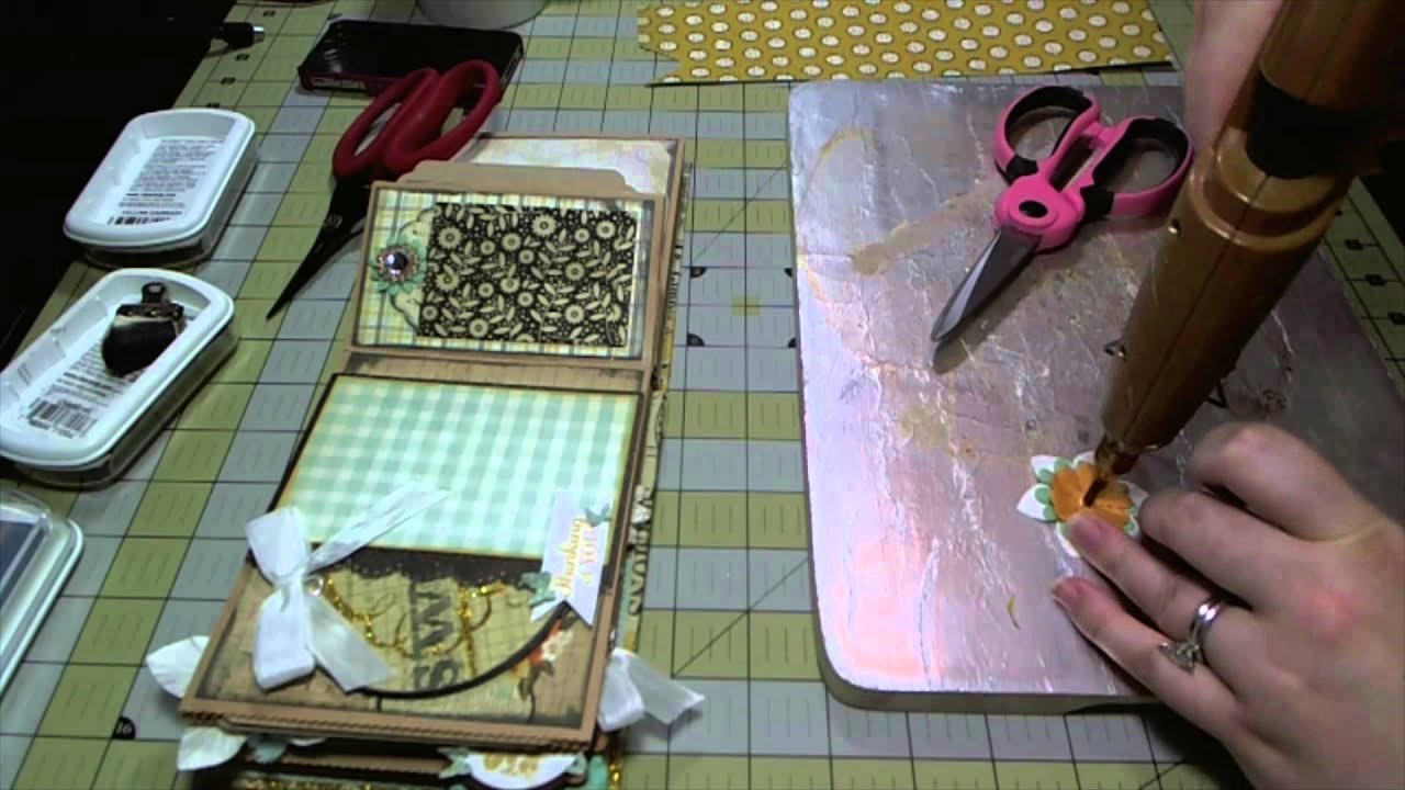 Scrapbook Mini Album: MME Sunshine Paper Bag Album, Part Three