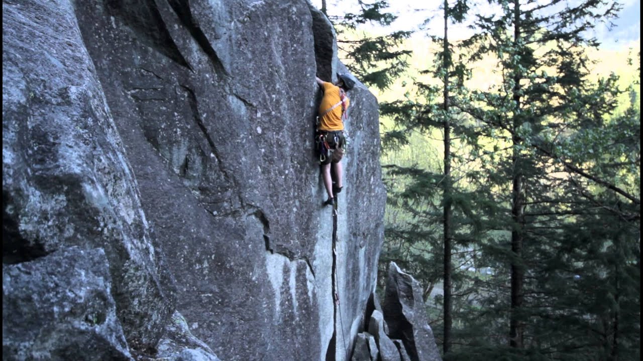 Craig leading Libre at Index - onsight lead