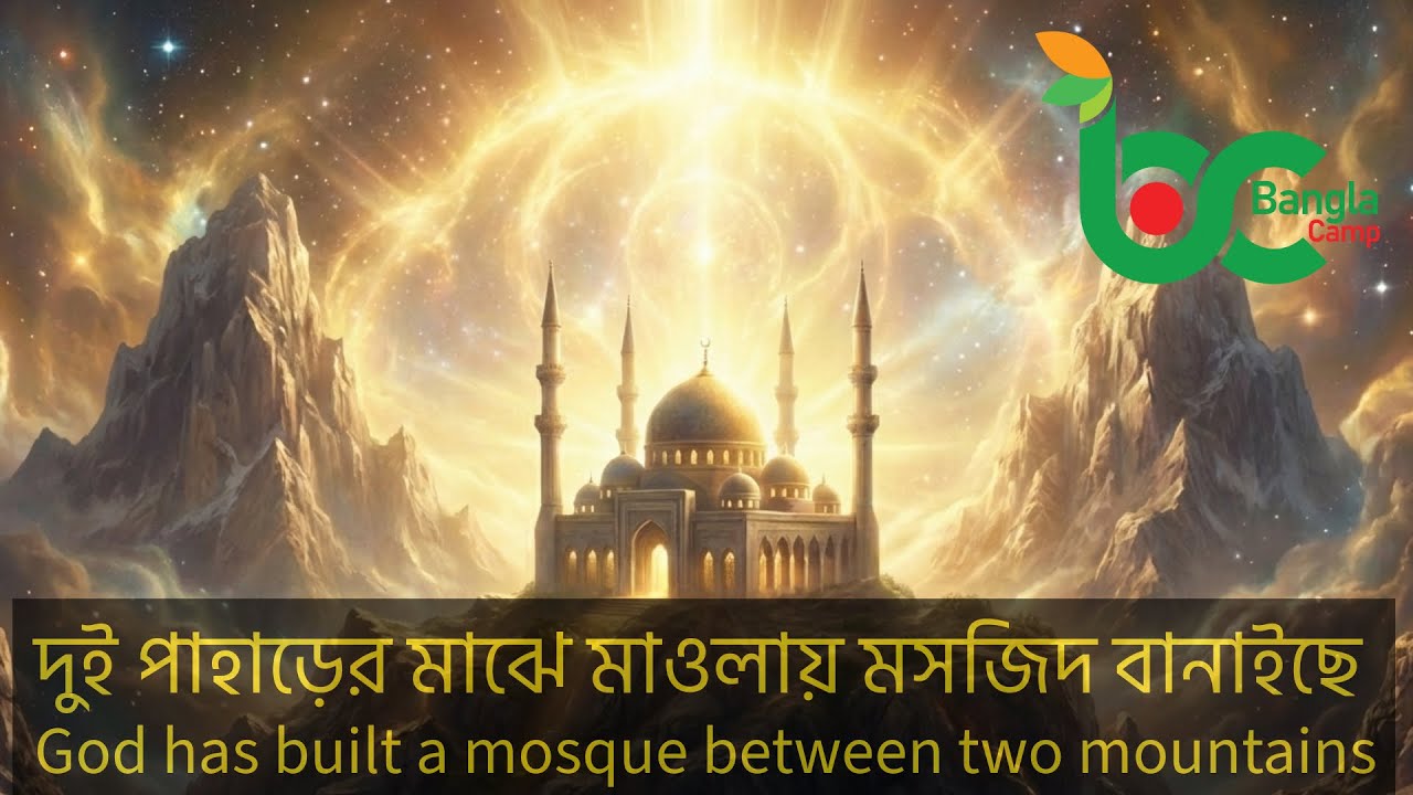 দুই পাহাড়ের মাঝে মাওলায় মসজিদ বানাইছে God has built a mosque between two mountains
