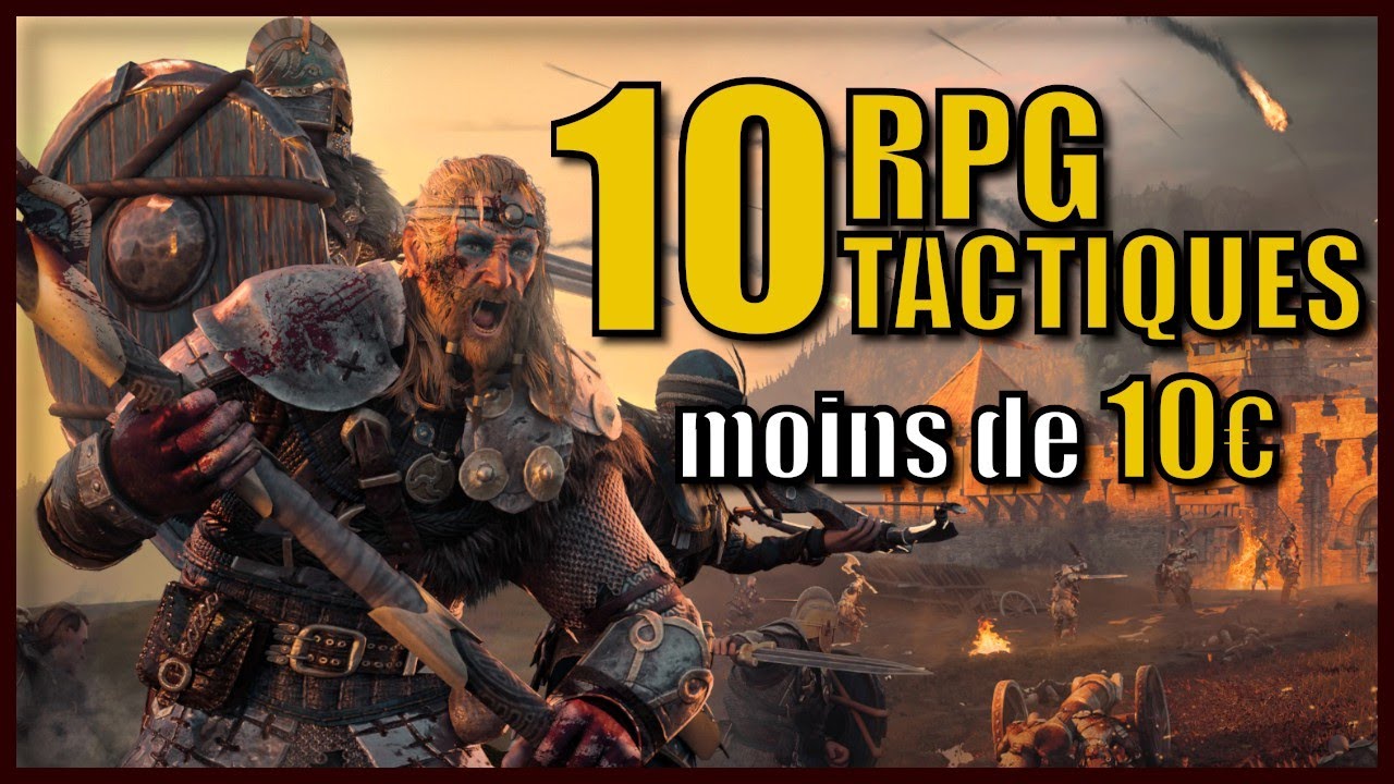 10 RPG TACTIQUES à moins de 10€ à Découvrir Absolument (PC)
