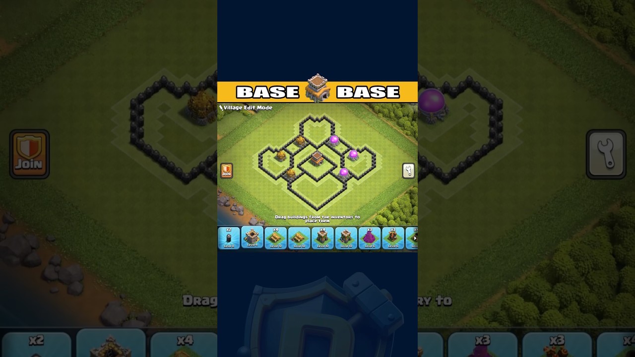 BEST TH8 Farm Base!🌽 (clash of clans) #th8base #speedbuilding