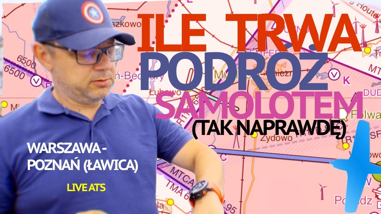 Ilość lotu w locie. Czyli ile naprawdę trwa lot Warszawa - Poznań (Ławica). Live ATS.