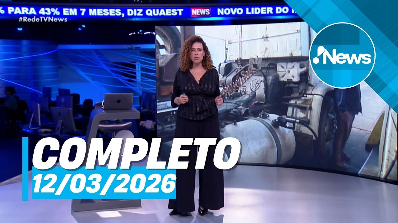 RedeTV! News (12/03/26) | Completo