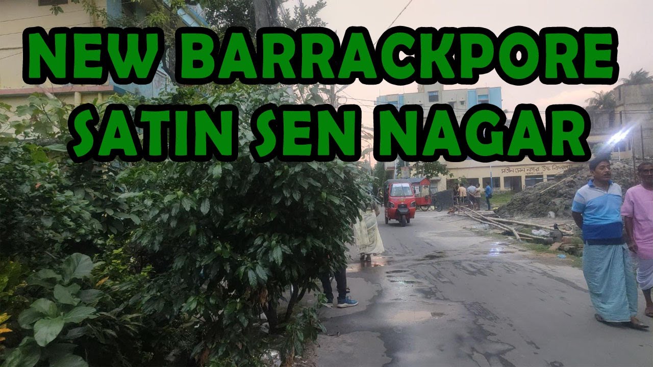 Walking video from New Barrackpore Station to Satin Sen Nagar