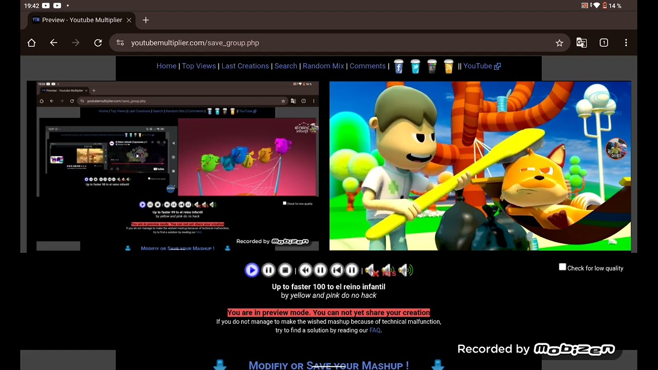 Up to faster 100 to el reino infantil 