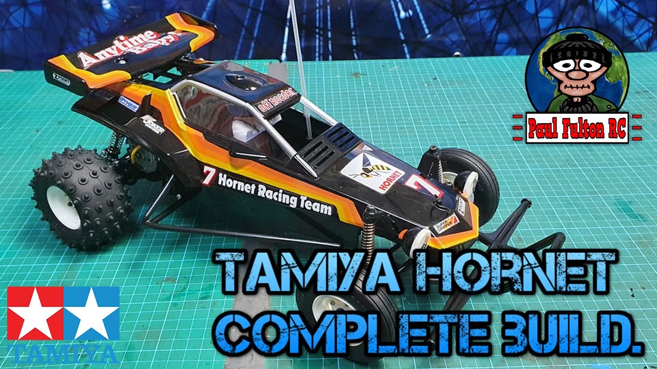 Tamiya Hornet radio controlled RC car build, start to finish.