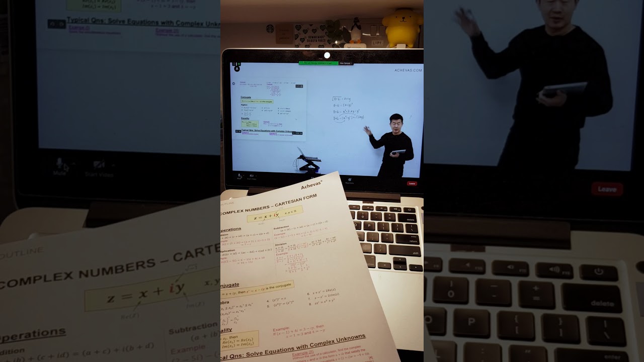 JC H2 Math Tuition Classes taught by Jack Ng. Livestreamed #shorts