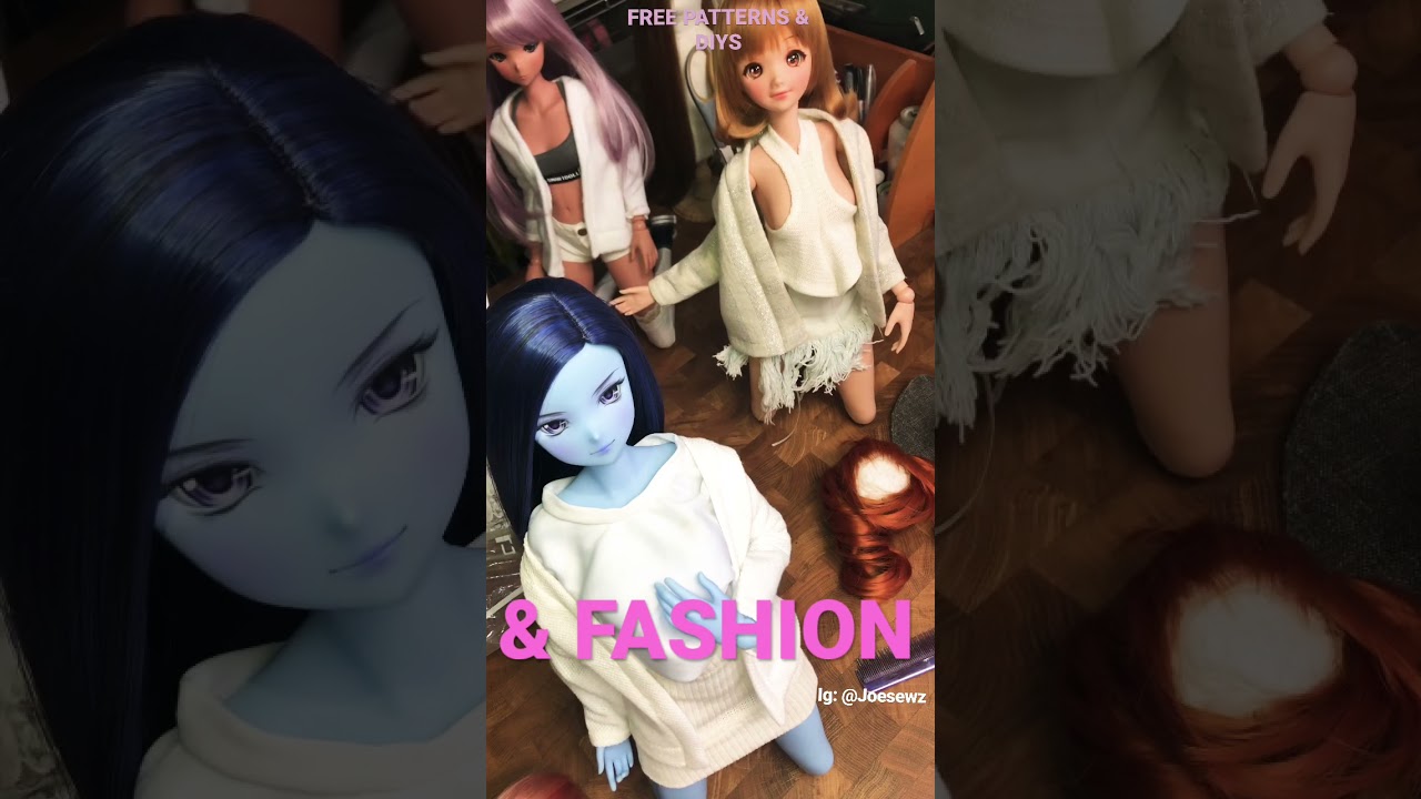 Cardigan time! ￼￼￼🧶// Smart Doll Shorts