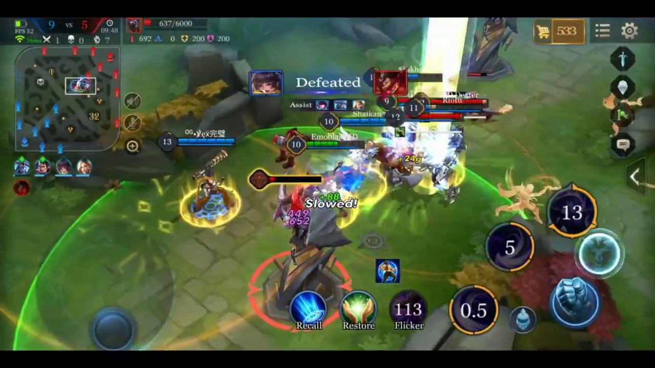 How OG broke Exdee Gaming's 100% win rate Valor CUP C3 Mina Gameplay // Garena ROV // Arena of Valor
