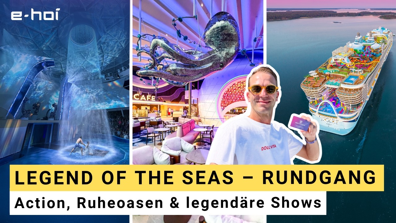 XXL Legend of the Seas endlich im Mittelmeer angekommen I Royal Caribbean