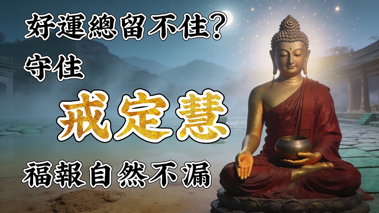 為何好運總留不住？弘一法師一語道破：守住戒定慧，福報自然不漏！#佛教故事 #佛法 #修行 #開悟