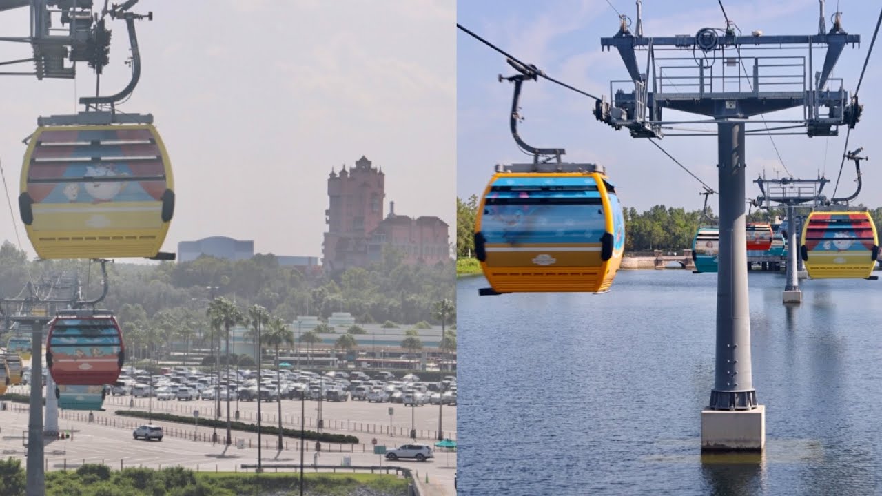 Disney Skyliner 2025 Ride to Hollywood Studios & Pop Century/Art of Animation Resorts | Disney World