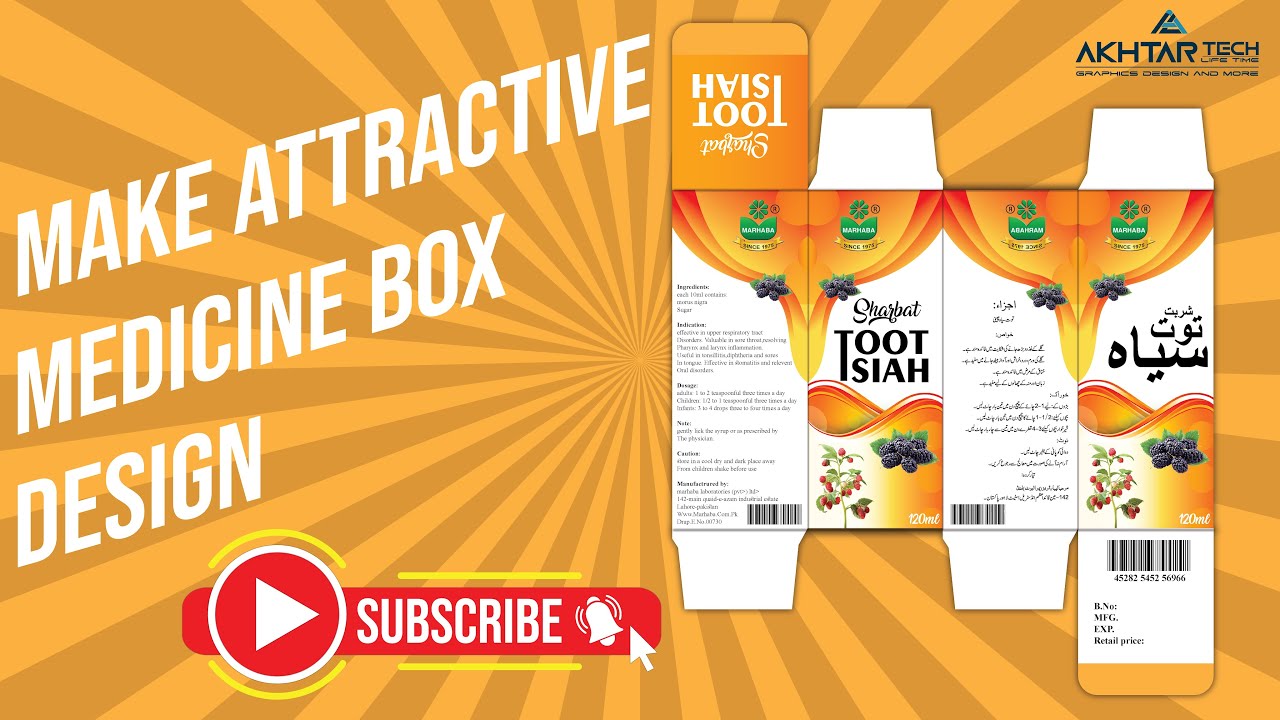 graphics design | Box packing design